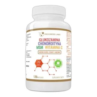 Dietary supplement Progress Labs Glucosamine Chondroitin capsules 120 pieces. — zdjęcie 1