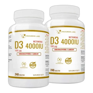 Vitamin D3 4000 IU Forte 480 tablets Strengthen BONES and IMMUNITY Better MOOD — zdjęcie 1